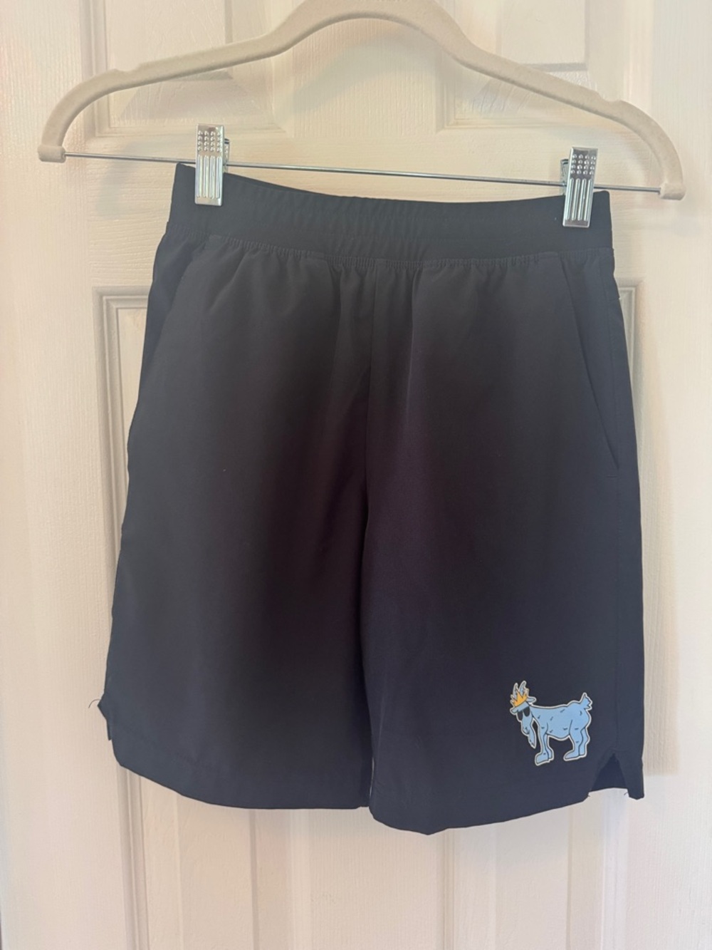 GOAT USA Kids Medium EUC Black Athletic Shorts